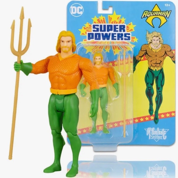 New McFarlane Toys DC Aquaman 4”’Figure *damaged box - Picture 8 of 9